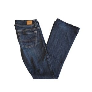 American Eagle Original Boot Dark Wash Stretch Jeans Women Size 4 Regular